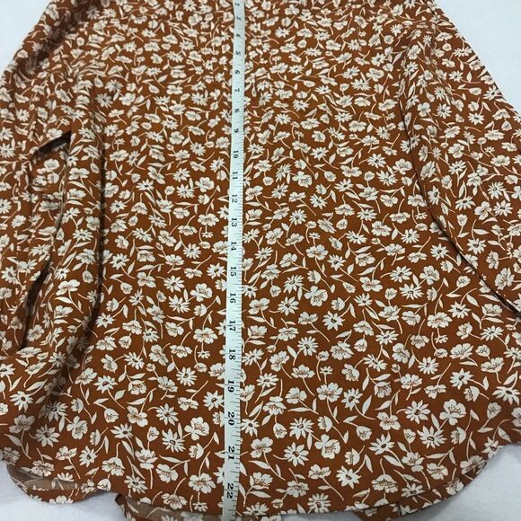 Old Navy Longsleeves Yellow Floral Top for Women XS - Picture 9 of 13